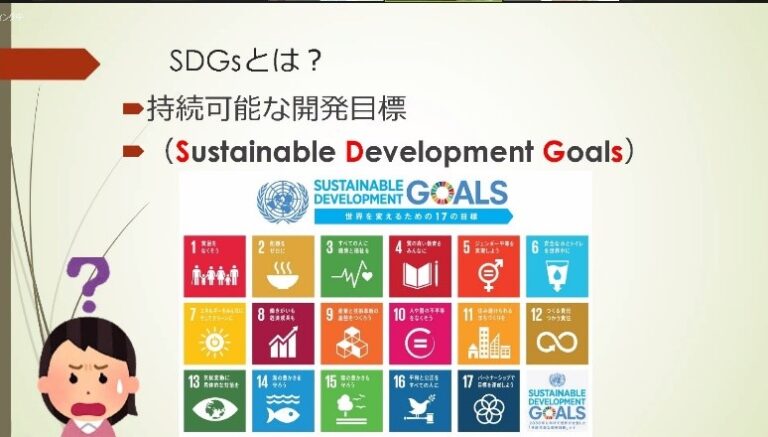 Read more about the article 【報告】5/16(日)SDGs勉強会―50名参加！学生プレゼンターによるSDGs講座